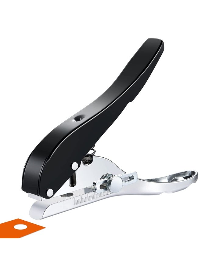 ChicAbode Hole Punch, 4mm Single Hole Punch, Heavy Duty Hole Puncher Single, Paper Punch, Portable Hand Held Long Hole Punch, for Paper Cards Plastic Cardboard - Image 1